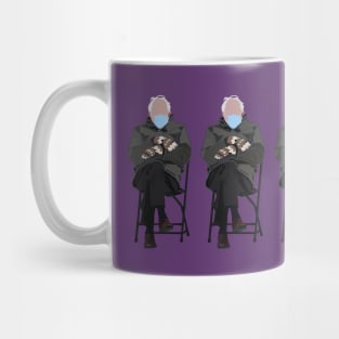 Five Bernie Sanders Mittens Abstract Mug